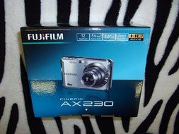 FUJIFILM FinePix AX230 12MP 5X Zoom HD Movie mode Digital Camera - Red N2