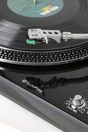 TechPlay TCP4530 Analog Turntable with Built-in Phono Pre-amplifier, By-Pass selecter, Auto-Return, Aluminum Platter... N9
