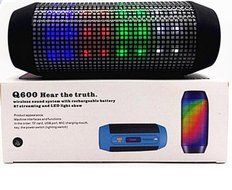 Obumex Q600 Colorful Pulse Portable Bluetooth Speaker bluetooth speakers led Color Changing Lights Stereo Subwoofer... N4
