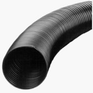 Woodstock International W1026 Black High Impact HDPE Plastic Hose 2-Inch x 10-Feet