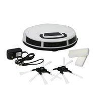 Vacuum Cleaning Robot Automatic Robotic Vacuum Cleaner High Suction Cleaning for Hard Floor and Low Carpets (black-white) N3
