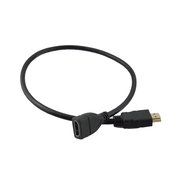 Seadream 20" 50CM 90 Degree HDMI Right-toward Male to HDMI Female Cable Adapter Connector (Right-toward) N8