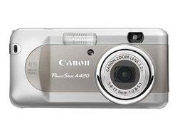 Canon PowerShot A420 Point &amp; Shoot Digital Camera With 4X MP &amp; 3.2x Optical Zoom