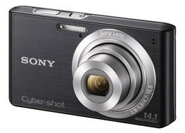 Sony Cyber-shot DSC-W610 14.1 MP Digital Camera with 4x Optical Zoom and 2.7-Inch LCD (Black) (2012 Model) N12