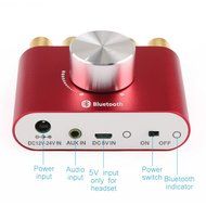 DROK&reg; Micro 30W+30W Dual Channel HiFi Bluetooth Stereo Amplifier 2.0 Channel Audio Amp Ampli Module Wireless Music... N7