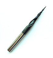6mm R0.5 Tungsten Solid Carbide Tapered Ball Nose End Mills taper and cone endmills R0.5D630.575L2F HRC55 by SYTOOLS