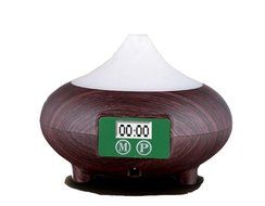 Wood Grain Electric Aromatherapy Essential oil Diffuser Cool Mist Humidifier with Color LED Display and Auto off... N3