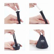 Hanperal Volcano Humidifier Desktop USB Air Diffuser Purifier Atomizer LED Night Light N5