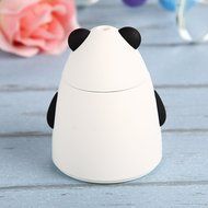 Whitelotous 80ml Portable Mini USB Humidifier Cute Panda Air Humidifier with USB Cable for Office Home (White) N8