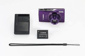 Canon PowerShot ELPH 360 HS (Purple) with 12x Optical Zoom and Built-In Wi-Fi N13