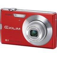 Casio Exilim EX-Z150RD 8MP 4x Zoom 3-Inch LCD Screen Digital Camera with 28mm Wide Angle Lens (Red) N2