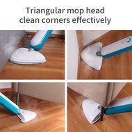 Kazoo Microfiber Steam Pocket Mop, 1000W/450ml, Blue
