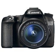 Canon EOS 70D DSLR Camera + Canon 18-55mm IS STM Lens + 0.43X Wide Angle Lens + 2.2x Telephoto Lens + 2 Of 32GB... N2