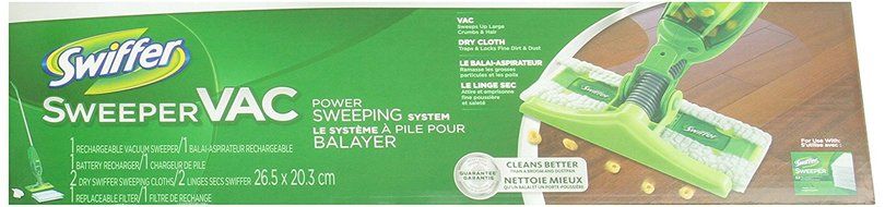 Swiffer Sweepervac Rechargeable Cordless Vacuum Starter Kit, 1 Kit N3