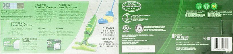 Swiffer Sweepervac Rechargeable Cordless Vacuum Starter Kit, 1 Kit N4