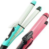 Zinnor 2 in 1 Curling Iron-Professional Hair Curler Tool Set - Curler &amp; Straightener Hot Hair Lron Curling Ceramic... N2