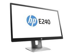 HP M1N99A8#ABA EliteDisplay E240 23.8&#039;&#039; 1080p Full HD LED-Backlit LCD Monitor, Black/Silver N3
