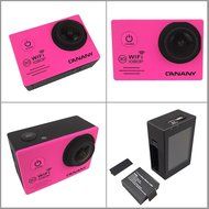 Sport Camera, Canany Wifi Action Camera 1080P HD 12MP 2.0Inch Bundle With 2 Batteries and FREE Accessories Kits... N20
