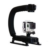 GoPro HERO4 Hero 4 Black Silver Enthusiast Accessories Bundle includes Head Helmet Mount + Stabilization Handle... N5