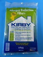 KIRBY VACUUM BAGS: 6 Sentria UNIVERSAL ~ F Style MICRON MAGIC Hepa White Cloth