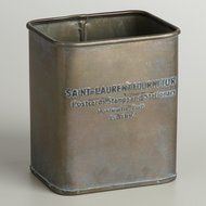St. Laurent Pencil Cup4.5"W x 3.5"L x 5"H