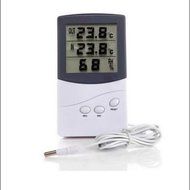 New Digital LCD Indoor Outdoor Thermometer Hygrometer Temperature Humidity Meter N4