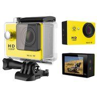 Action Camera, TONSEE W9 2.0 Inch WiFi Ultra HD 4K Sport Action Camera Waterproof -- Yellow N2