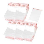 ziplock bag - SODIAL(R) 500 pieces 9cm x 6cm wholesale closure zipper closure plastic bag