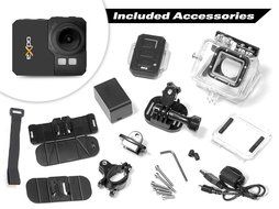 Pyle PSCHD90SL eXpo Hi-Res Mini Action Video Camera with 20 Mega Pixel Camera, 2-Inch LCD Screen and Wi-Fi Remote... N8