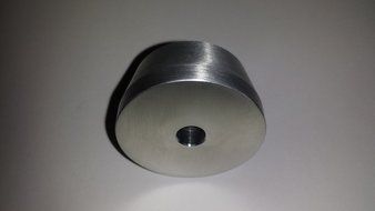 Spinners Custom Polished Aluminum 45 RPM Record Adapter (New) N2