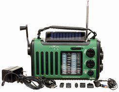 Kaito Voyager Solo KA450 Solar/Dynamo AM/FM//SW &amp; NOAA Weather Emergency Radio with Alert &amp; Cell Phone Charger... N4