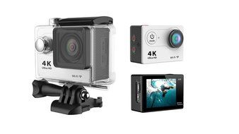 Bolve Action Camera H9 Wifi Action Camera 4K 60fps Ultra-HD 170 Degree Wide Angle Lens Mini Sport Bike Car Recorder_Gold N5