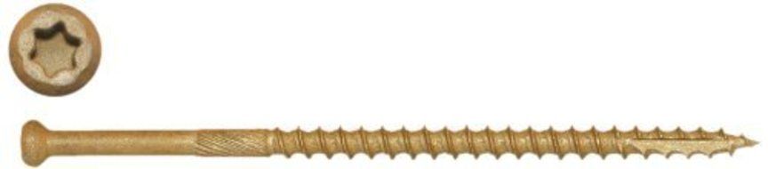 Screw Products, Inc. FSC7158 No 7 X Bronze Star Exterior Finish Head Star Drive Screws by &quot;Screw Products, Inc.&quot;
