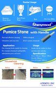 Ashiny Kitchen Cleaning Stone Pumice Stone BBQ Grill Cleaning Stone Toilet Bowl Cleaner Bathroom Surfaces Scouring... N5