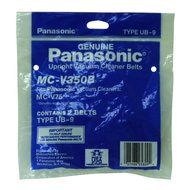 Panasonic MC-V350B Type UB-9 Replacement Upright Vacuum Cleaner Belt, 2-Pack N2