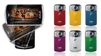 YIDA VS1 1080P Pocket Camera Camcorder 16M 60FPS 4X Digital Zoom 3.5 inch TFT Screen Rotation (Yellow) N3