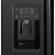 GE GZS22DGJBB 21.9 Cu. Ft. Black Counter Depth Side-by-Side Refrigerator N4