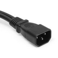 AuKvi&reg; UPS Server Y Splitter C14 to 2 x C13 Power Extension Cable N2