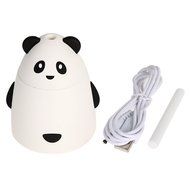 Whitelotous 80ml Portable Mini USB Humidifier Cute Panda Air Humidifier with USB Cable for Office Home (White) N11