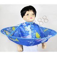Yosa Kids Hair Cutting Cape Haircut Gown Hairdresser Apron Blue Cloak Clothes For Haircut N2
