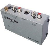Pyle Turntable Record Player and Pre-Amplifier Package - PTTC4U Multifunction Turntable With MP3 Recording, USB-to-PC... N2