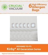 Crucial Vacuum 6 Paper Bags Fits All Kirby Generation, G3, G4, G5, G6, Ultimate G, Sentria, Diamond Edition, Replaces...