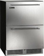 Perlick HC24RB-3-5 24&quot; C Series Drawer Refrigerator with 5.2 cu. ft. Capacity Digital Temperature Control RapidCool...
