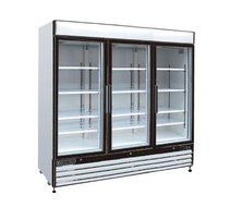 Maxximum 72 Cft Triple Glass Door Merchandiser Freezer MXM3-72F