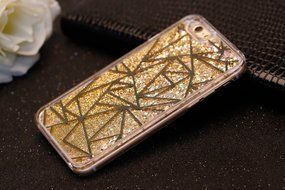 iPhone 6 Case, iPhone 6S Case,PHEZEN Christmas Tree Santa Claus Design Cool Quicksand Moving Stars Bling Glitter... N22
