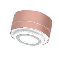 KAIQISJ A10 Rose Gold Portable Wireless Transmission Minimalist Style LED Reflective Light Bluetooth Speaker N3