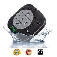 ZDW BTS-08 Bluetooth Waterproof Shower Speakers with Suction Cup, Black N6