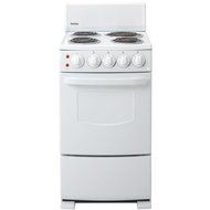 20" Freestanding Electric Range with 4 Coil Burners 2.6 cu. ft. Oven Manual Clean and Bottom Broiler