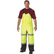 Utility Pro Wear High-Visibility Insulated Bib Overall - Lime/Black, 2XL, Model# UHV500 by Utility Pro Wear