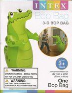 1 X 3D Bop Bag Blow up Inflatable Alligator